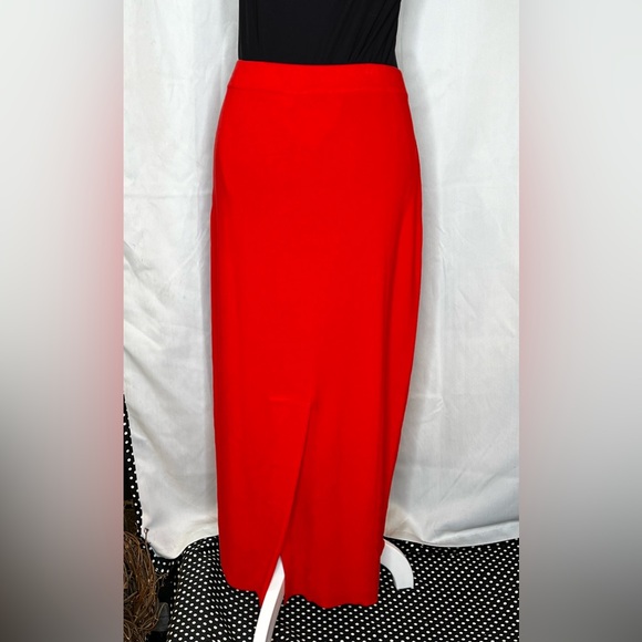 NWT Gretchen Scott Slimming Red Sailor Skirt Size Lg - Picture 11 of 15